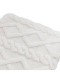 Gallery Home cable knit throw cream texture - British product