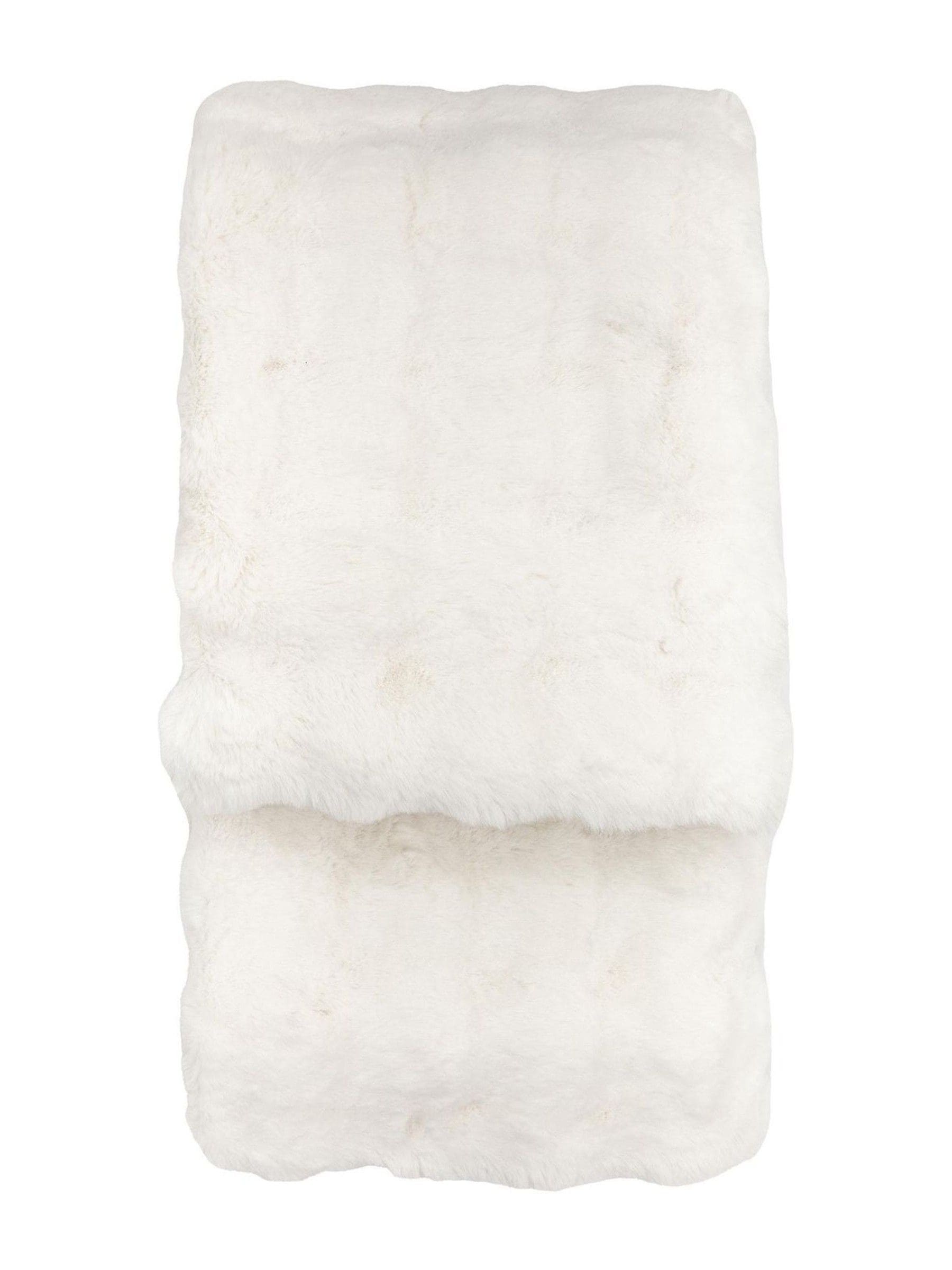 Gallery Home cream marshmallow rabbit fur throw 200x130cm (British brand)