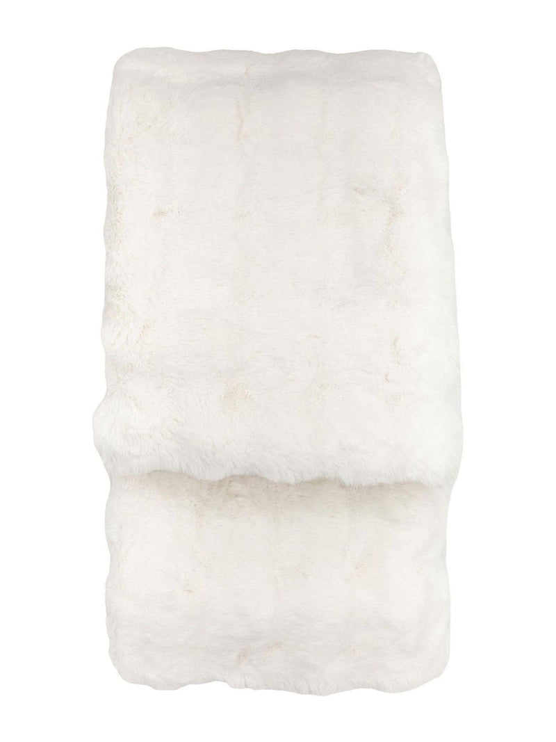 Gallery Home cream marshmallow rabbit fur throw 200x130cm (British brand)