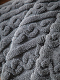 Gallery Home grey knit throw 200x130cm, imported from the UK