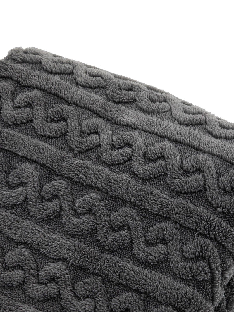 Gallery Home grey knit throw 200x130cm, imported from the UK