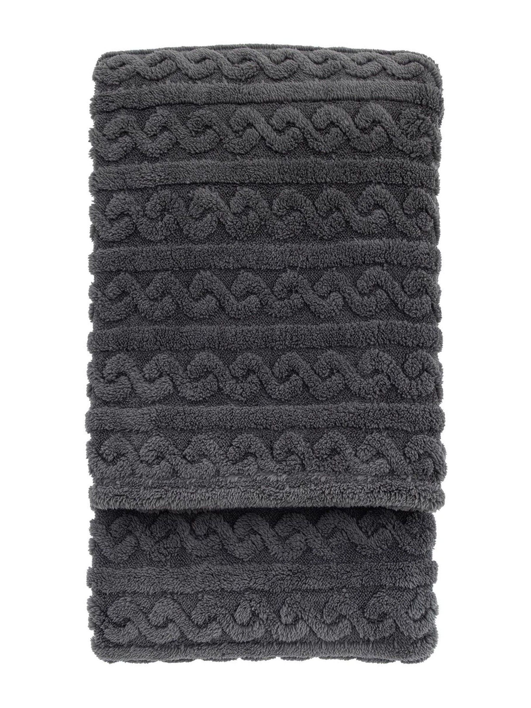 Gallery Home grey knit throw 200x130cm, imported from the UK