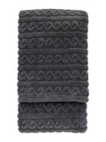Gallery Home grey knit throw 200x130cm, imported from the UK