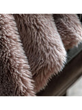 Gallery Home purple juniper faux fur throw 200x130cm - British product
