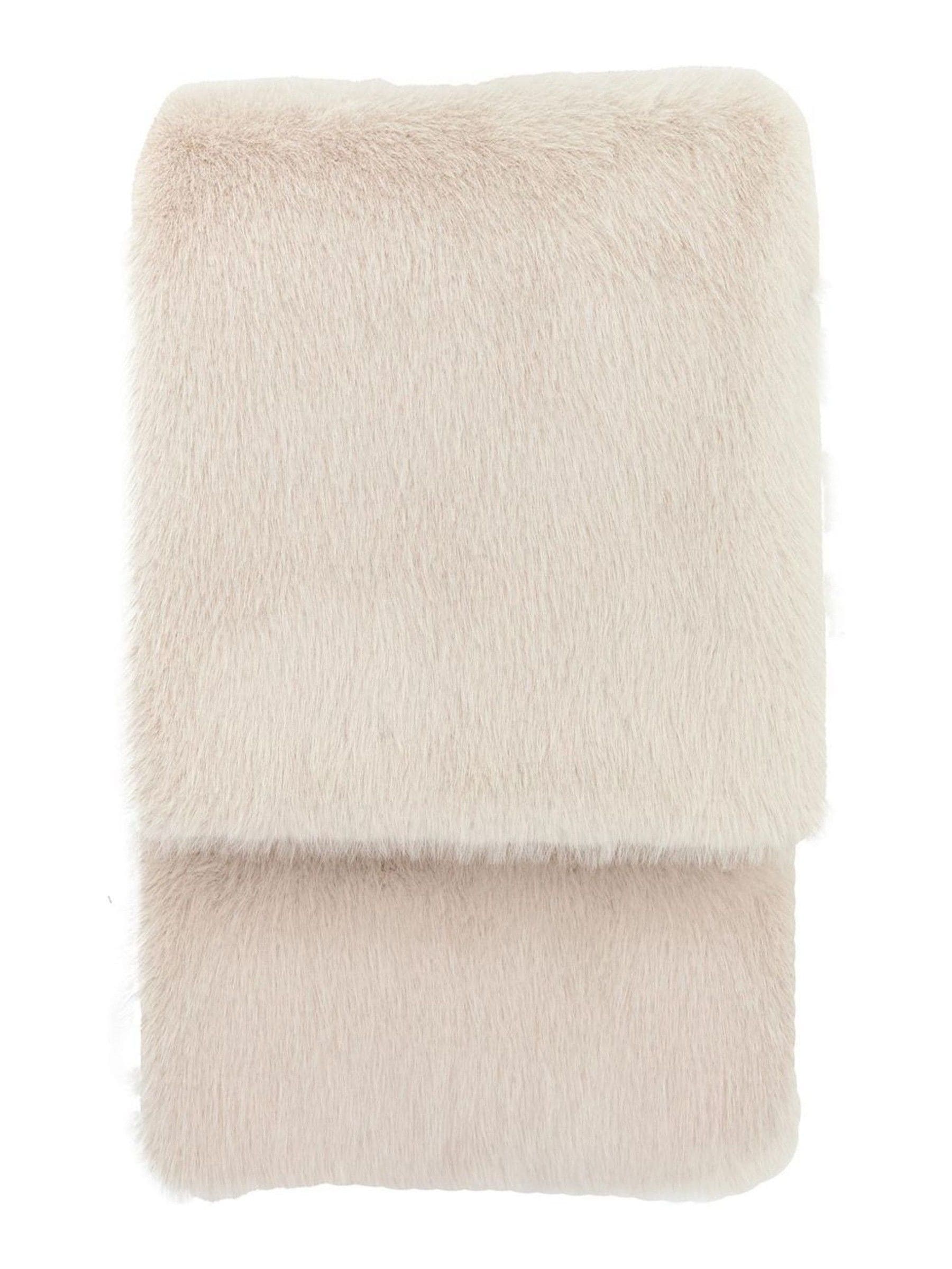 Gallery Home Brown Maple faux fur throw 200x130cm - British product