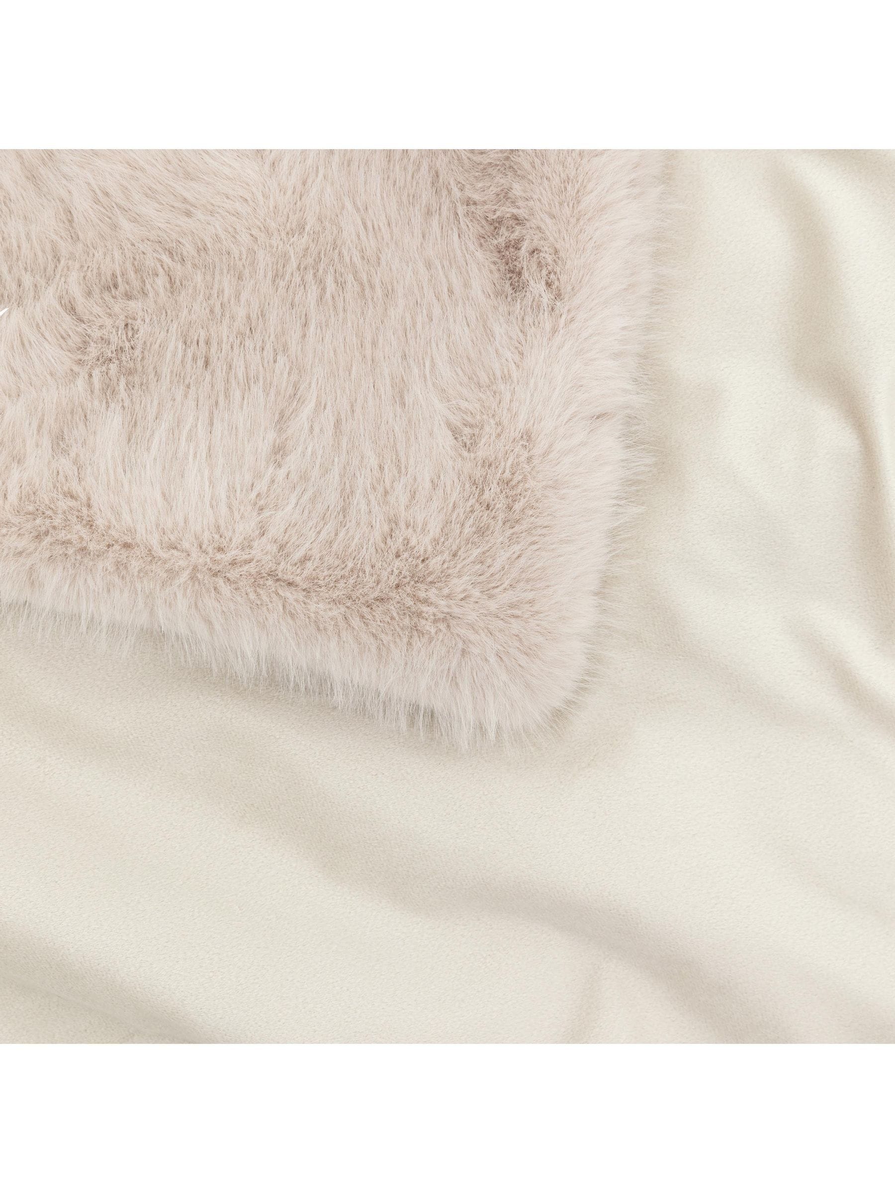 Gallery Home Brown Maple faux fur throw 200x130cm - British product