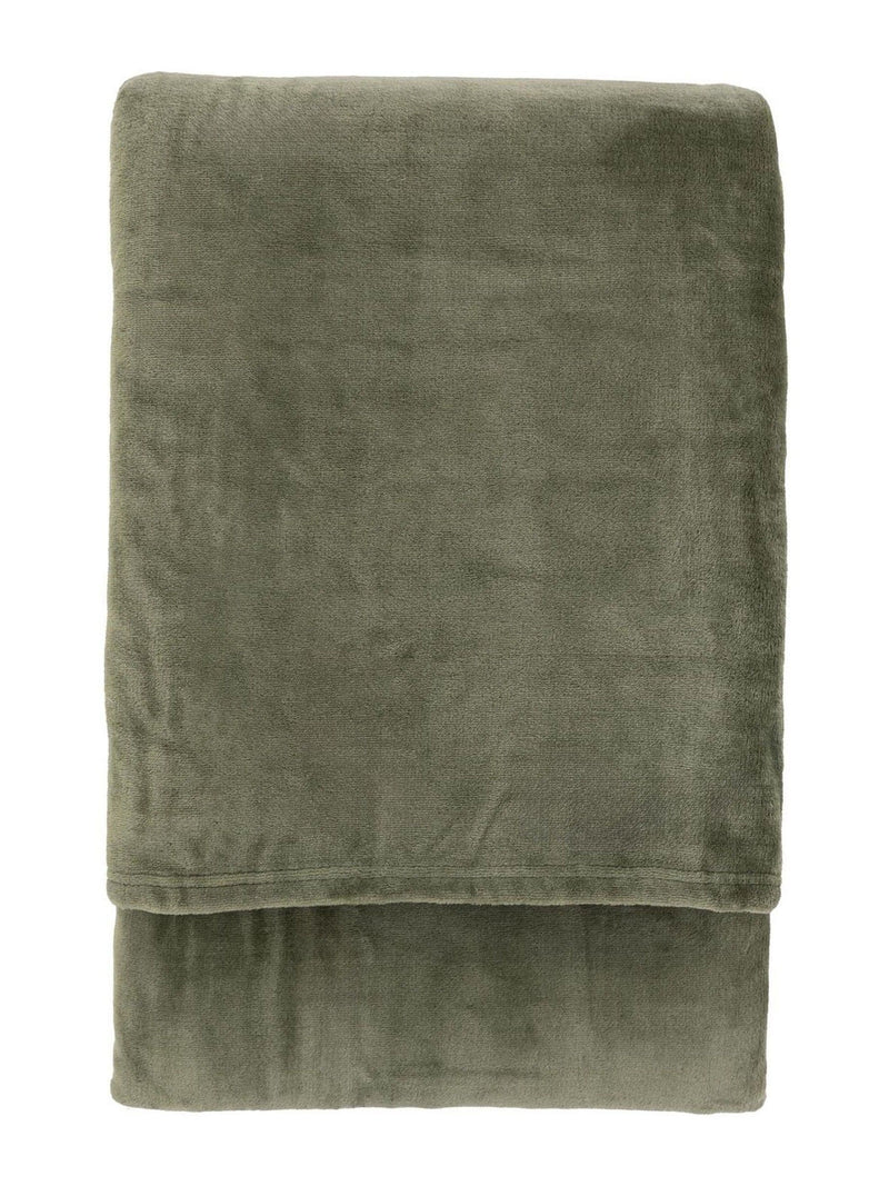 Gallery Home green Simply Throw 200x200cm - British product
