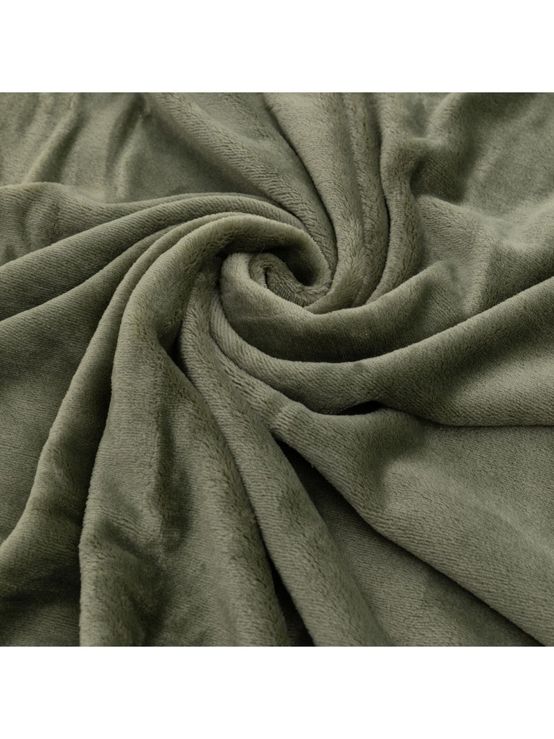 Gallery Home green Simply Throw 200x200cm - British product