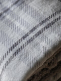 Gallery Home grey tartan sherpa throw blanket, UK version