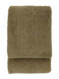Gallery Home Green Teddy Fleece Throw - British product