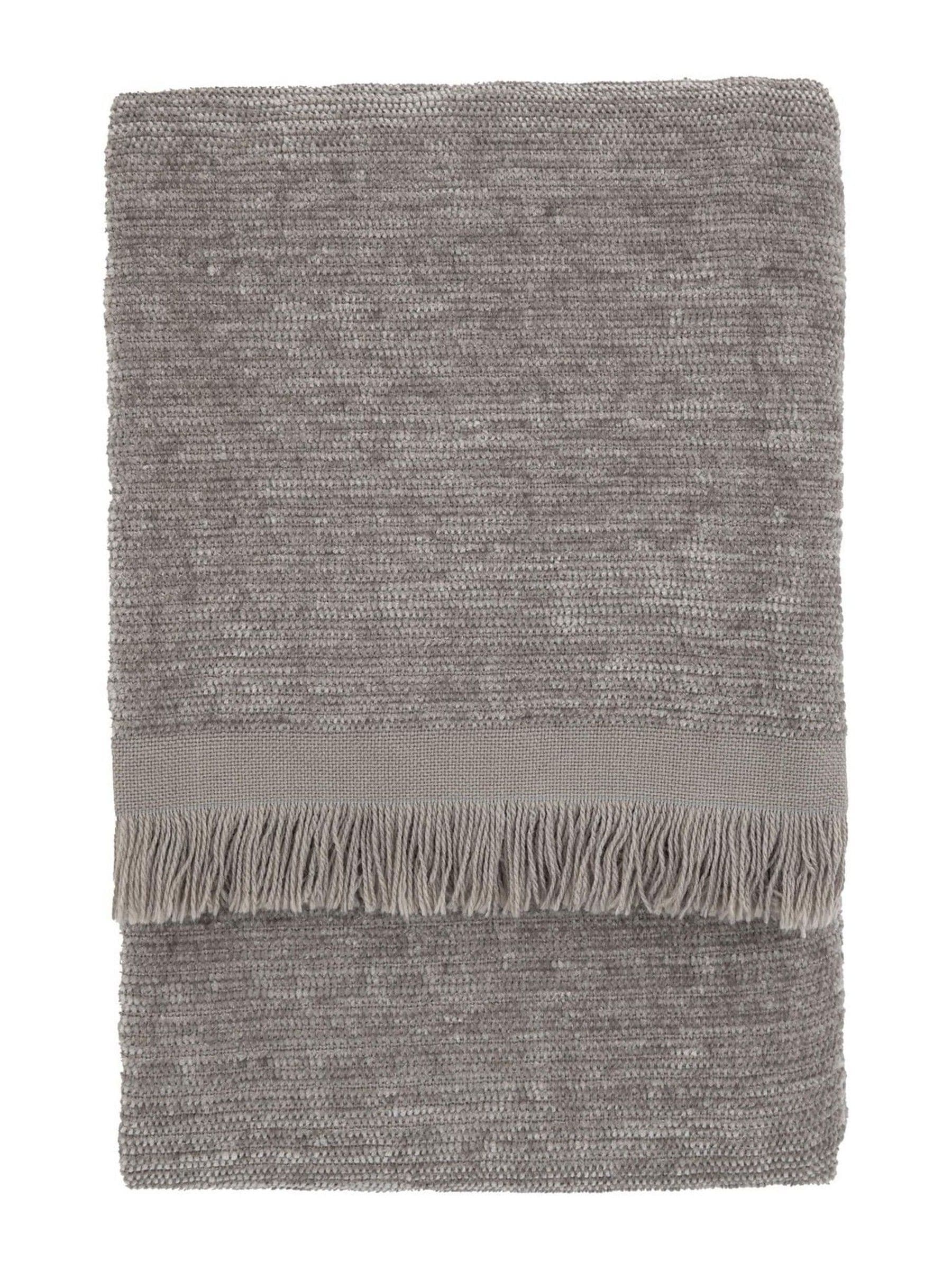 Gallery Home grey willow chenille throw - British product