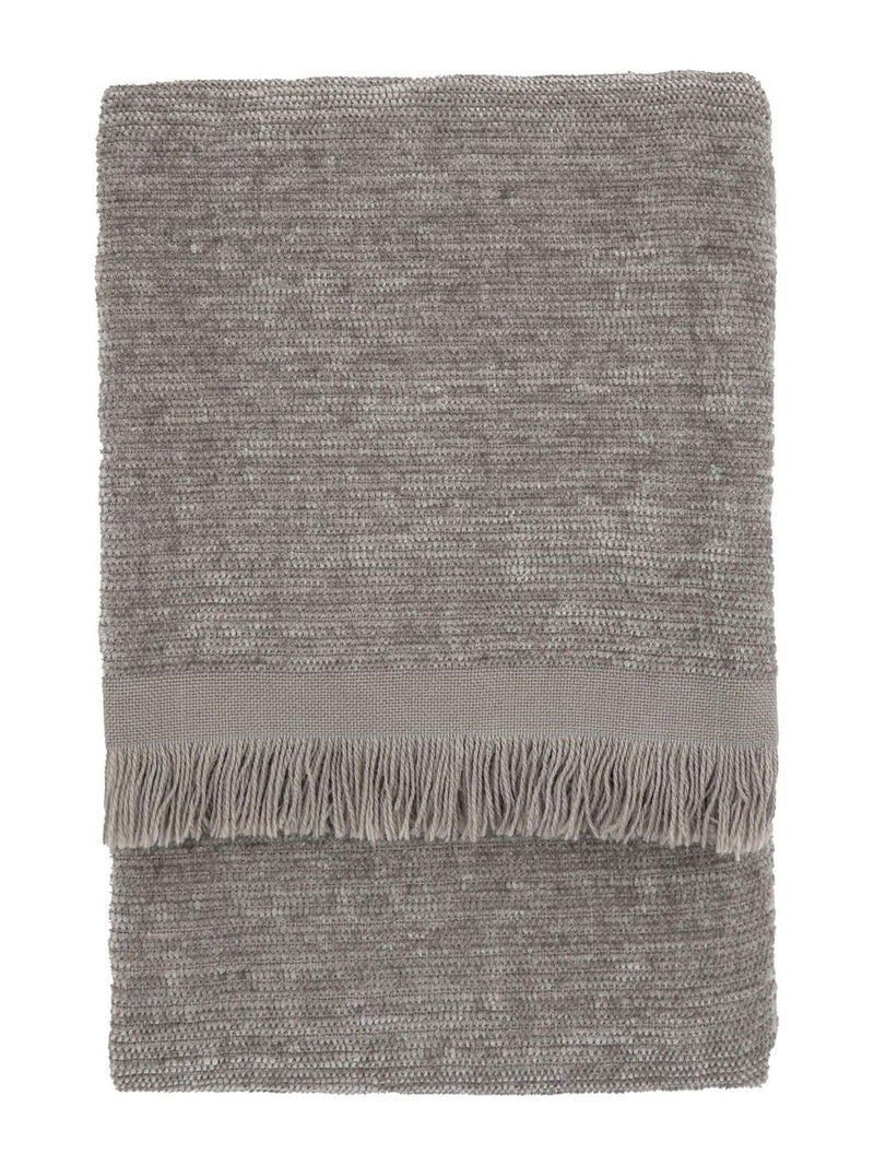 Gallery Home grey willow chenille throw - British product