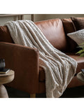 Gallery Home Natural Hampshire faux fur throw, UK version