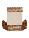 Gallery Home orange woven throw (British brand)