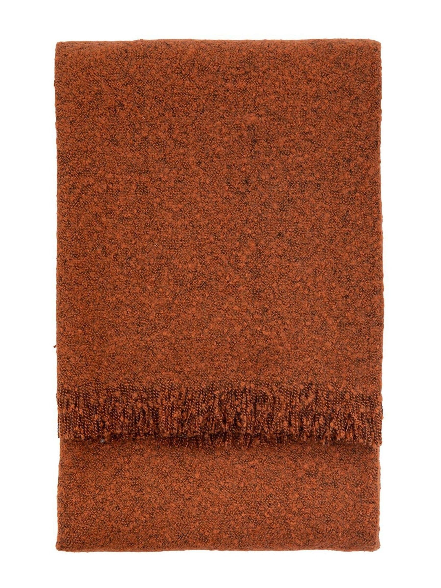 Gallery Home orange boucle throw 200x130cm, UK version