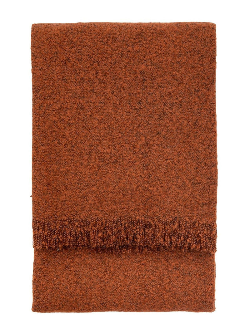 Gallery Home orange boucle throw 200x130cm, UK version