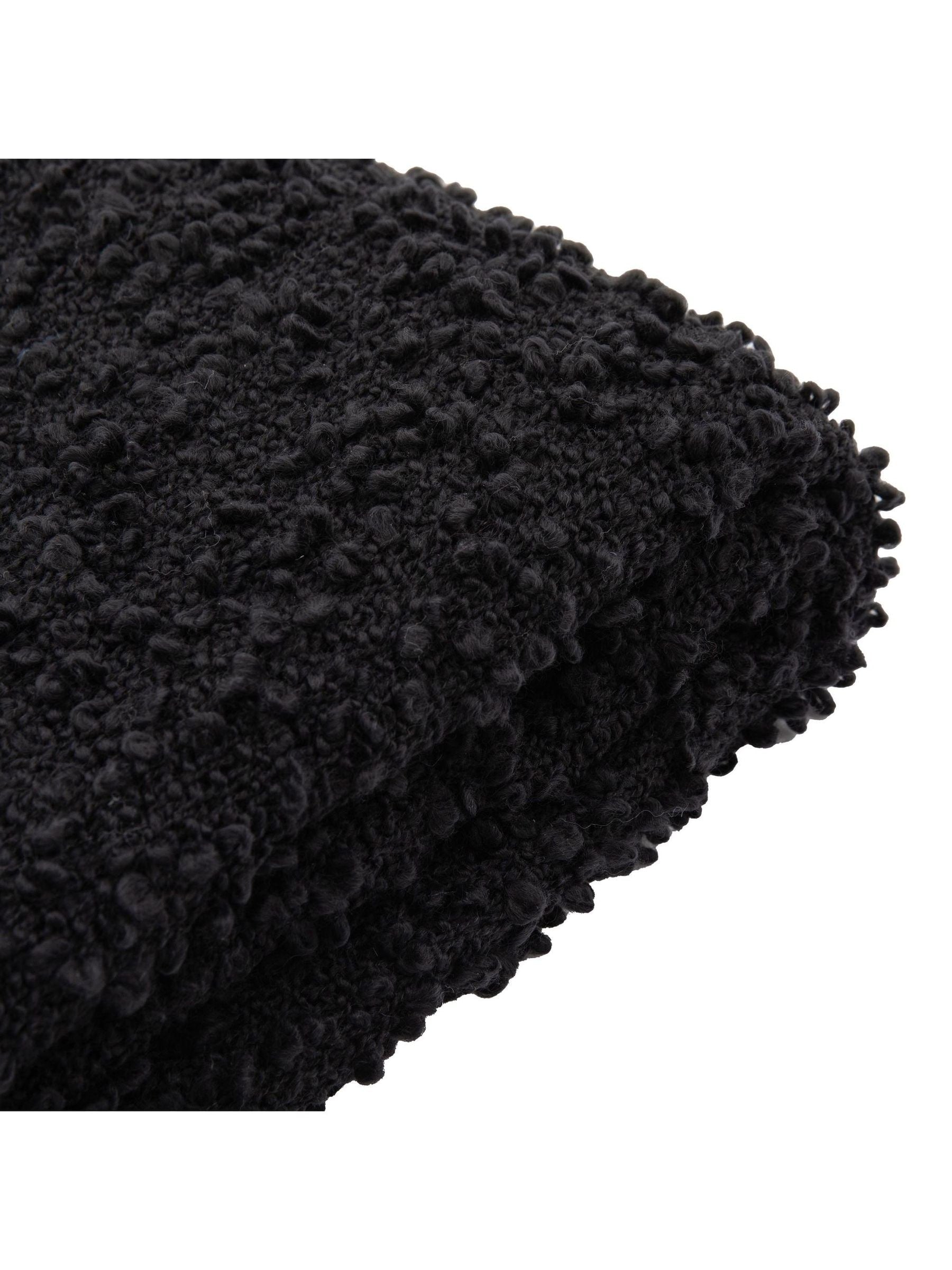 Gallery Home Black Bologna throw 200x130cm, UK version