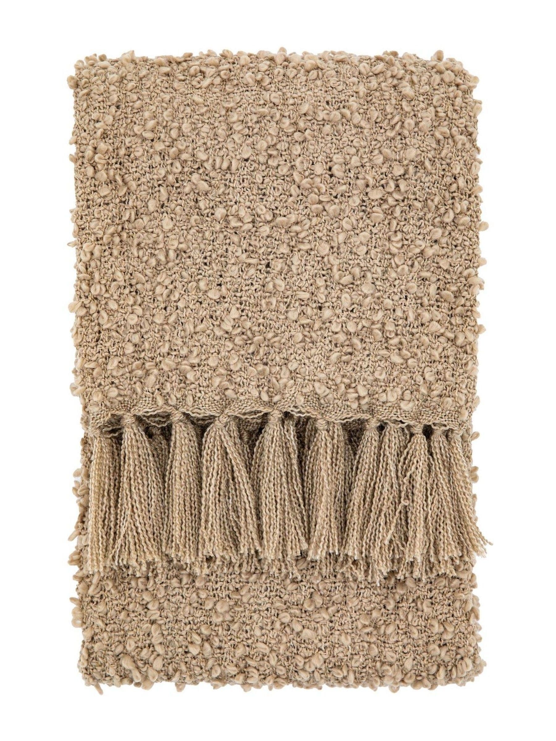 Gallery Home Brown Bologna boucle throw - UK version
