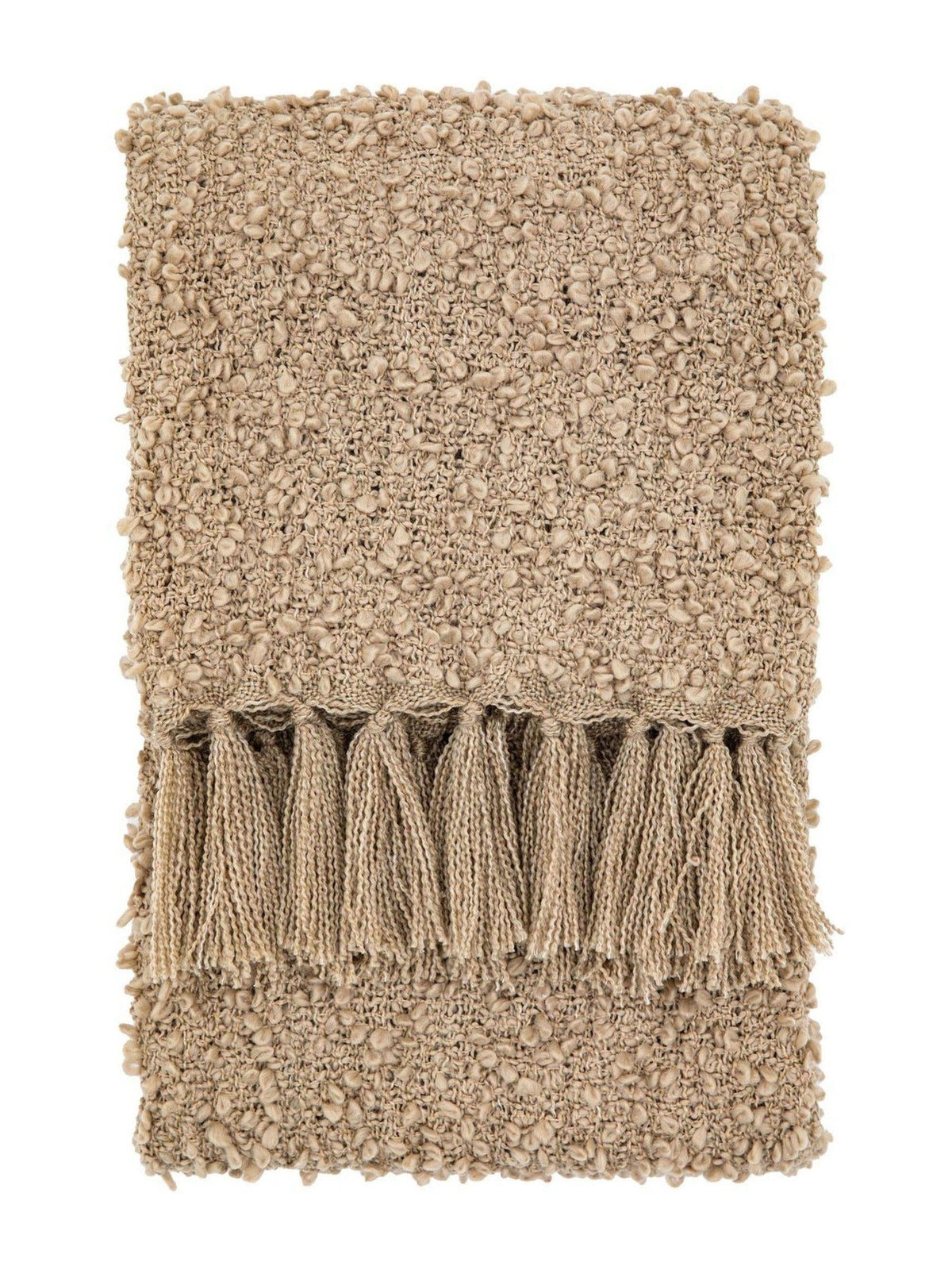 Gallery Home Brown Bologna boucle throw - UK version