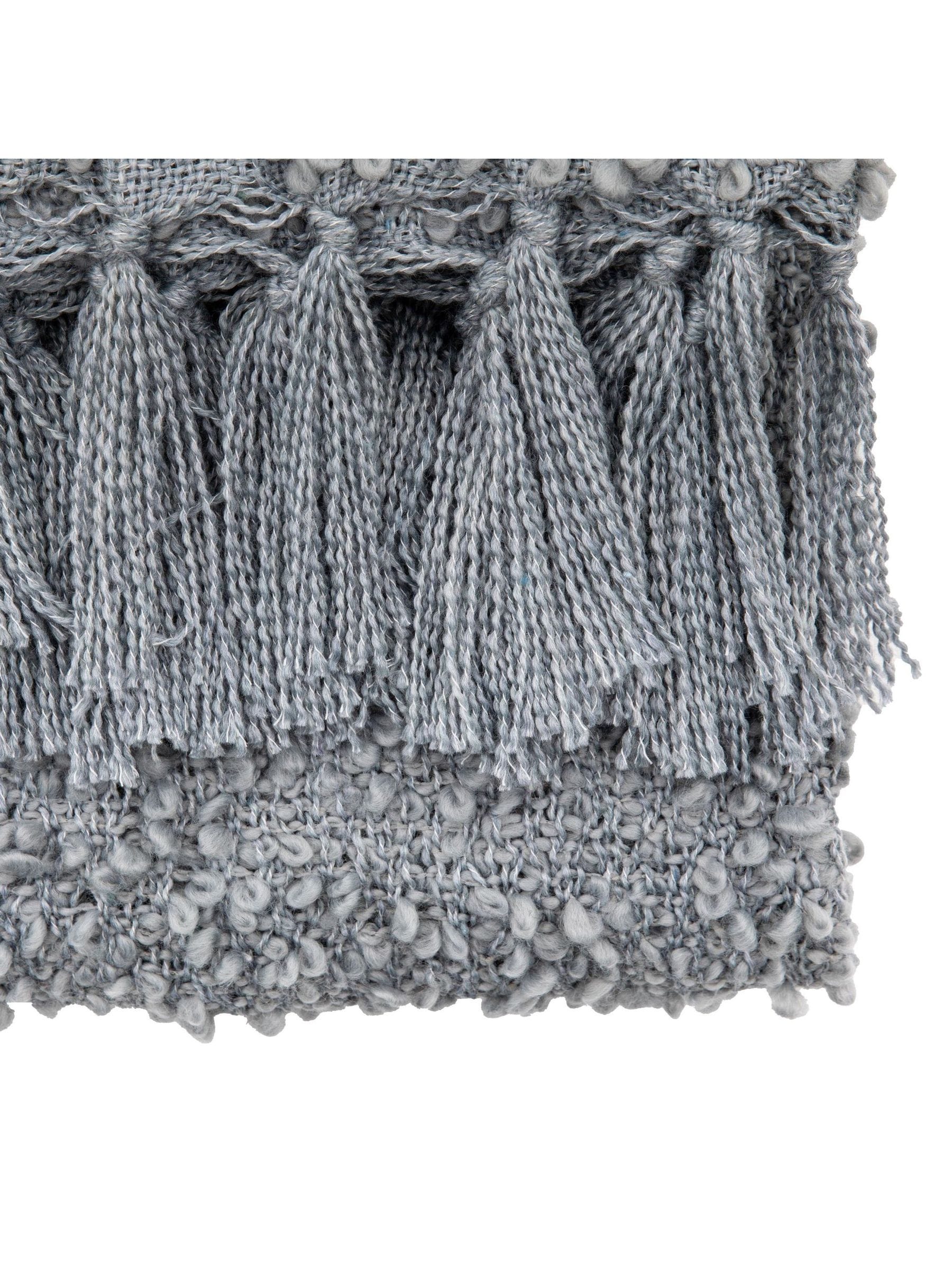 Gallery Home grey boucle throw 200x130cm, UK version