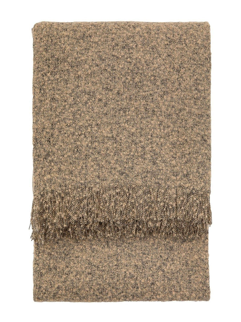 Gallery Home natural throw, boucle style, imported from the UK
