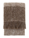 Gallery Home brown fringe throw, UK version