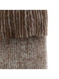Gallery Home brown fringe throw, UK version