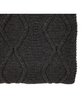 Gallery Home grey chenille cable throw 200x130cm, UK version