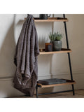 Gallery Home grey chenille cable throw 200x130cm, UK version
