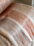 Gallery Home orange check throw - British product