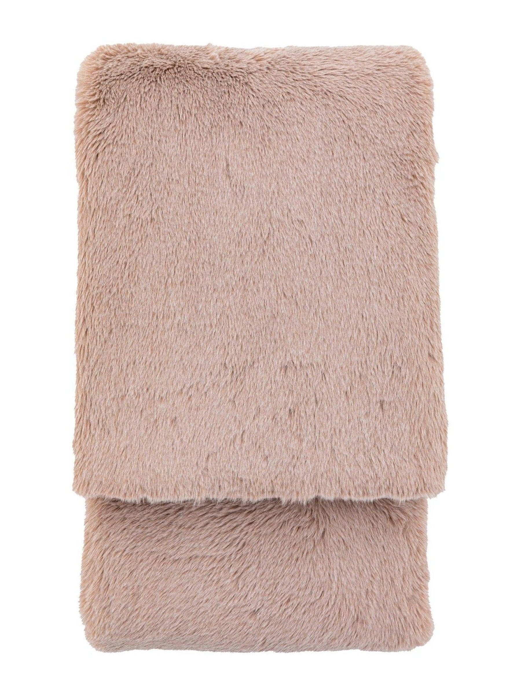 Gallery Home faux fur throw purple juniper - British product