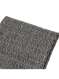 Gallery Home black woven throw with tassel edge - British product