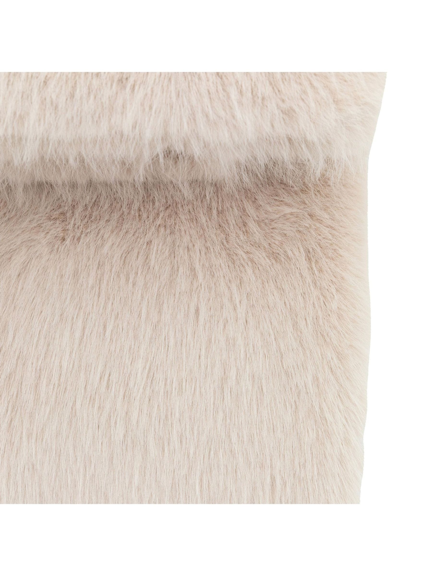 Gallery Home brown maple faux fur throw, 200x150cm - British product