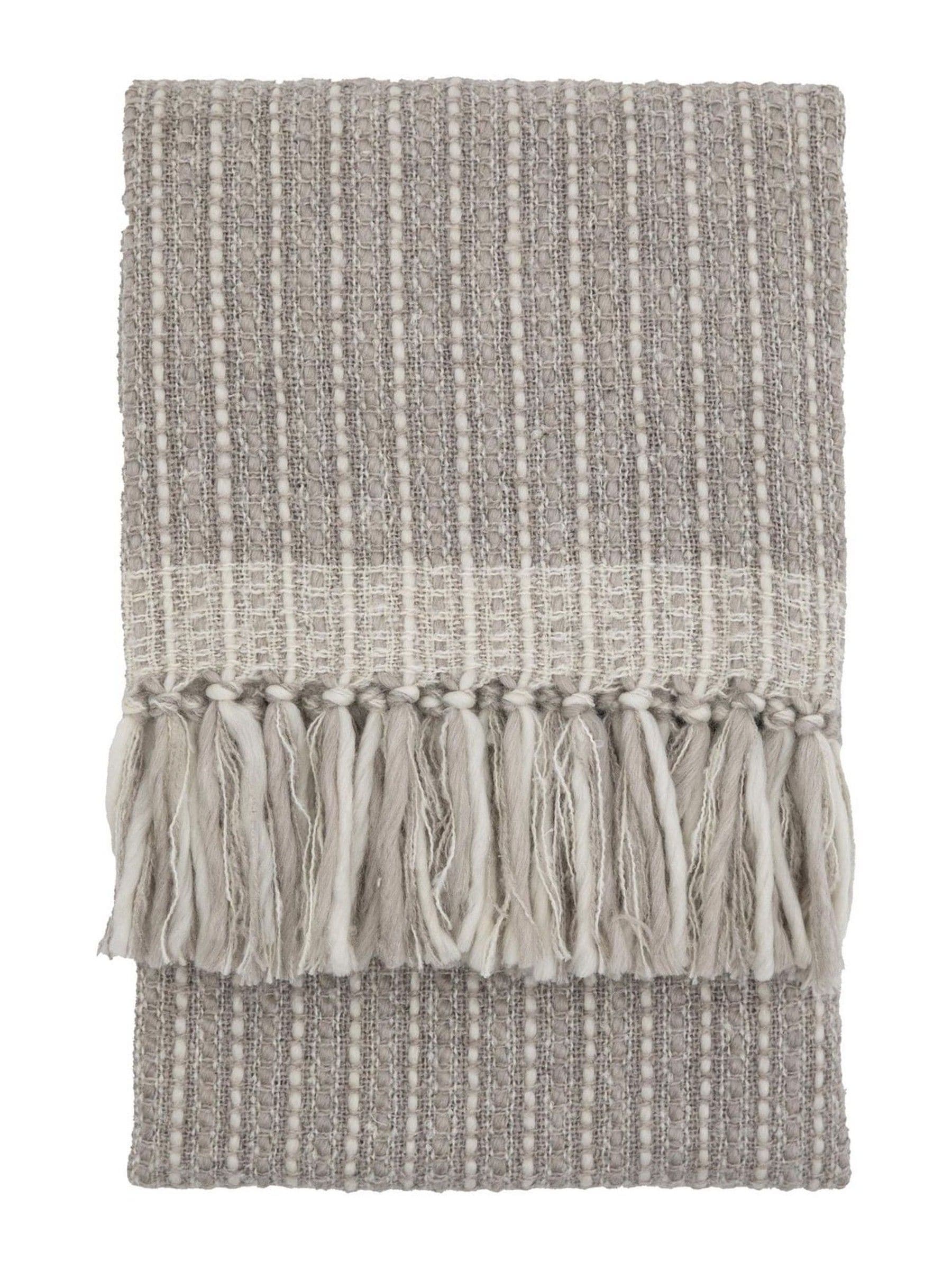 Gallery Home Natural Dolby woven throw, UK version