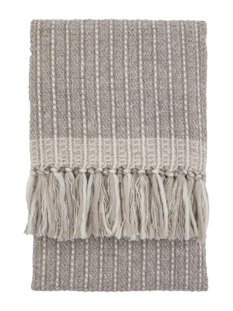Gallery Home Natural Dolby woven throw, UK version