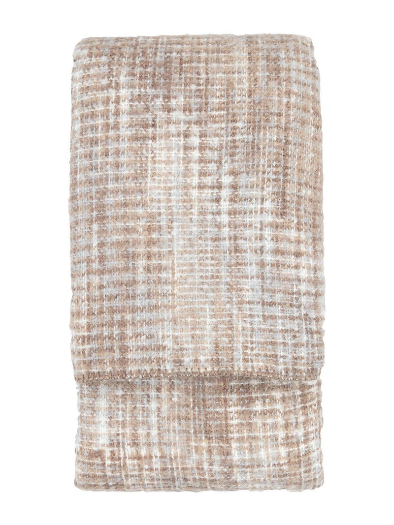 Gallery Home grey woven faux fur sherpa throw 200cm - British brand