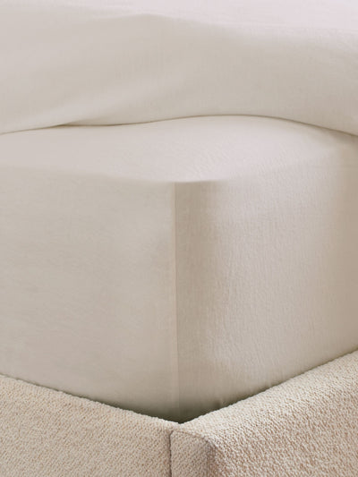 Drap-housse Profond Coton Brosse Supersoft Ivoire Next - Acheter en ligne chez McGrocer