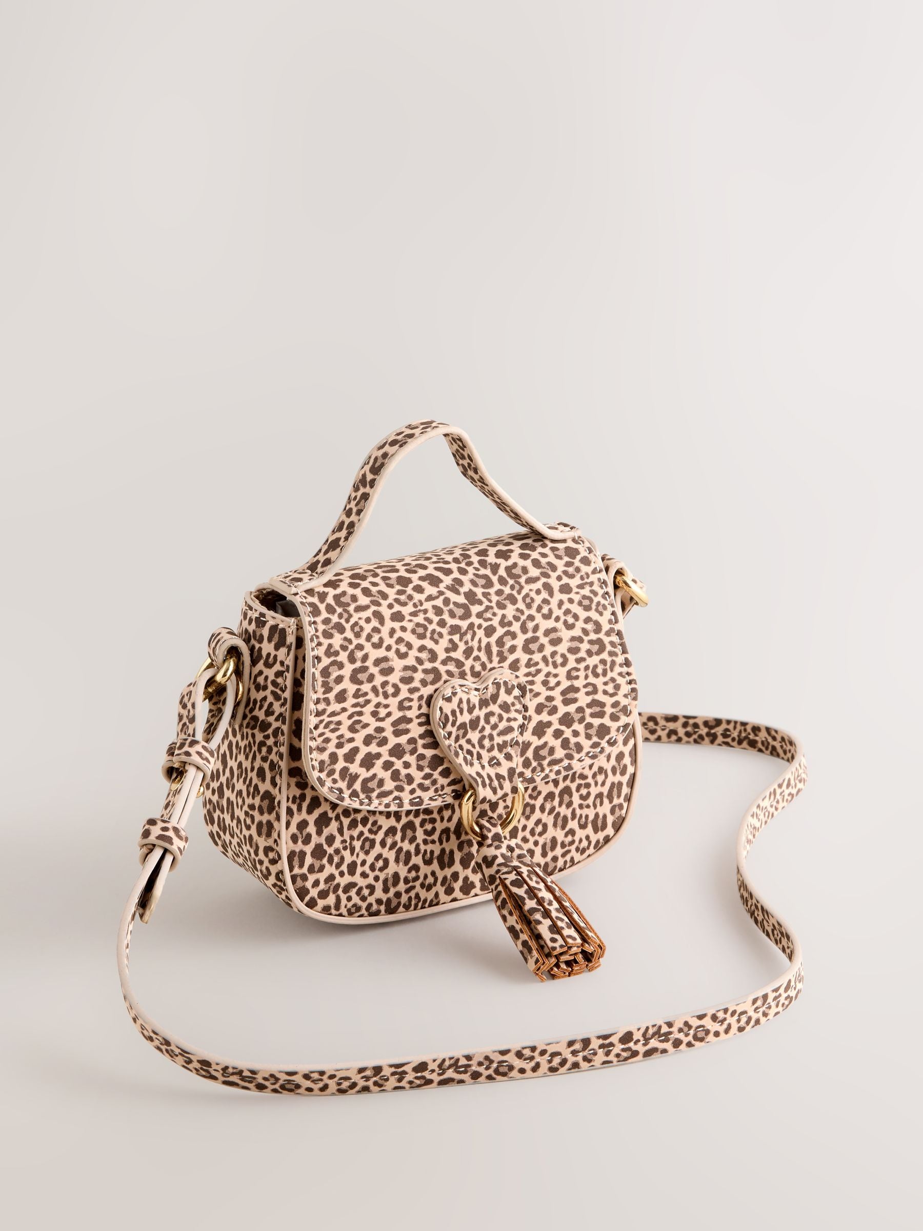 Western cross-body bag with animal print, imported from the UK