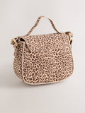 Western cross-body bag with animal print, imported from the UK