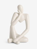 Lipsy white gloss thinking lady ornament 23cm (British brand)