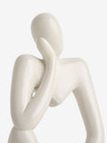 Lipsy white gloss thinking lady ornament 23cm (British brand)