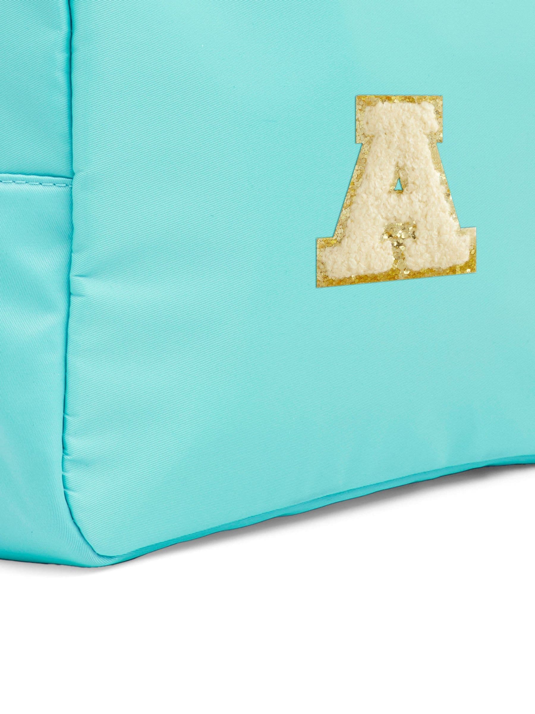 Girls sundae accessory bag with personalised alphabet letter, imported from the UK