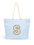 Alphabet personalised marine style cotton tote bag (British brand)