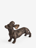 Bronze Hoxley Dachshund ornament - British product