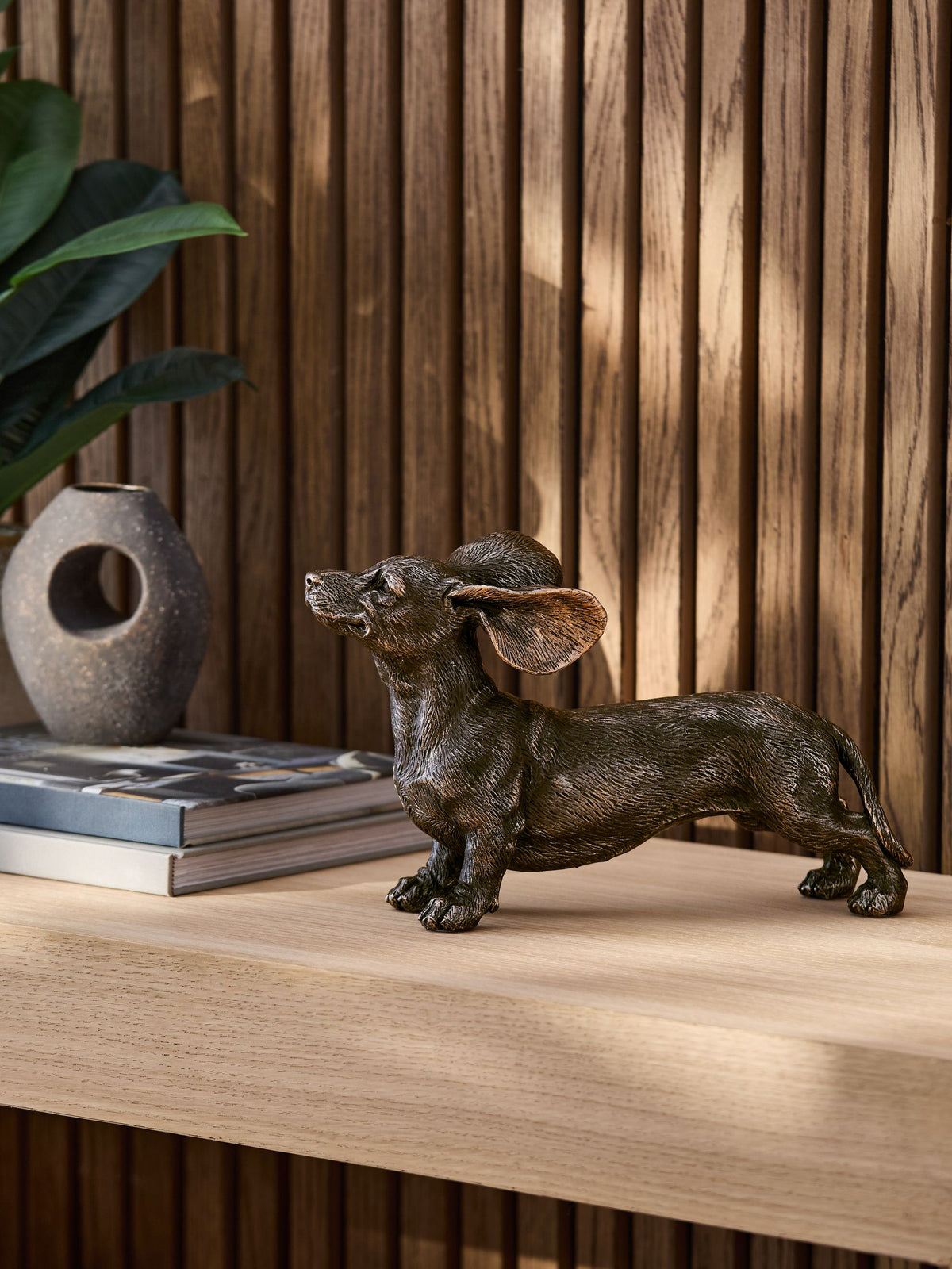 Bronze Hoxley the Dachshund Ornament