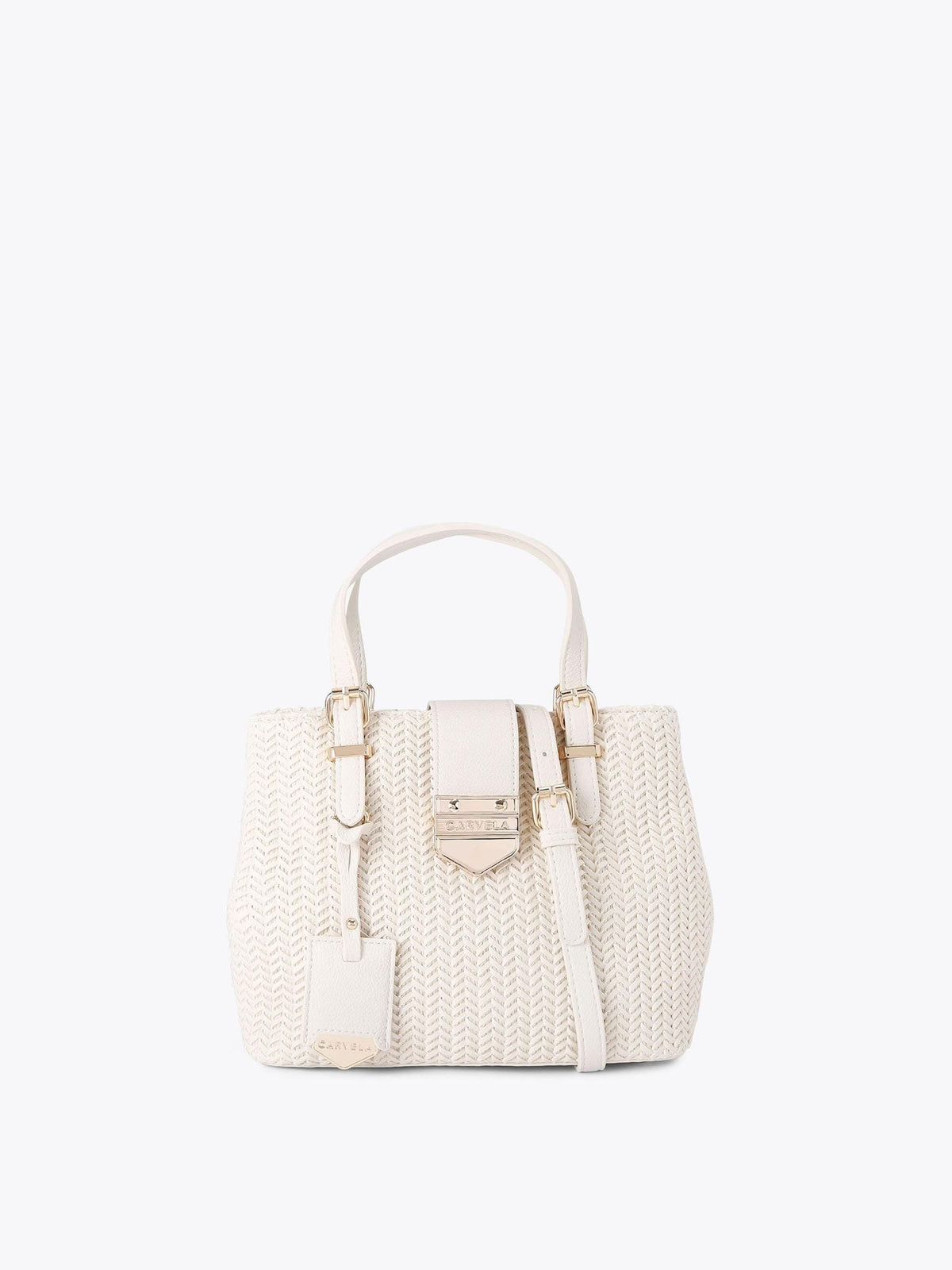 Carvela Maria tote bag natural raffia (British brand)