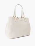 Carvela cream woven tote bag - British product
