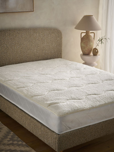 Next Cosy Fleece Reversible Mattress Protector- Buy online at McGrocer