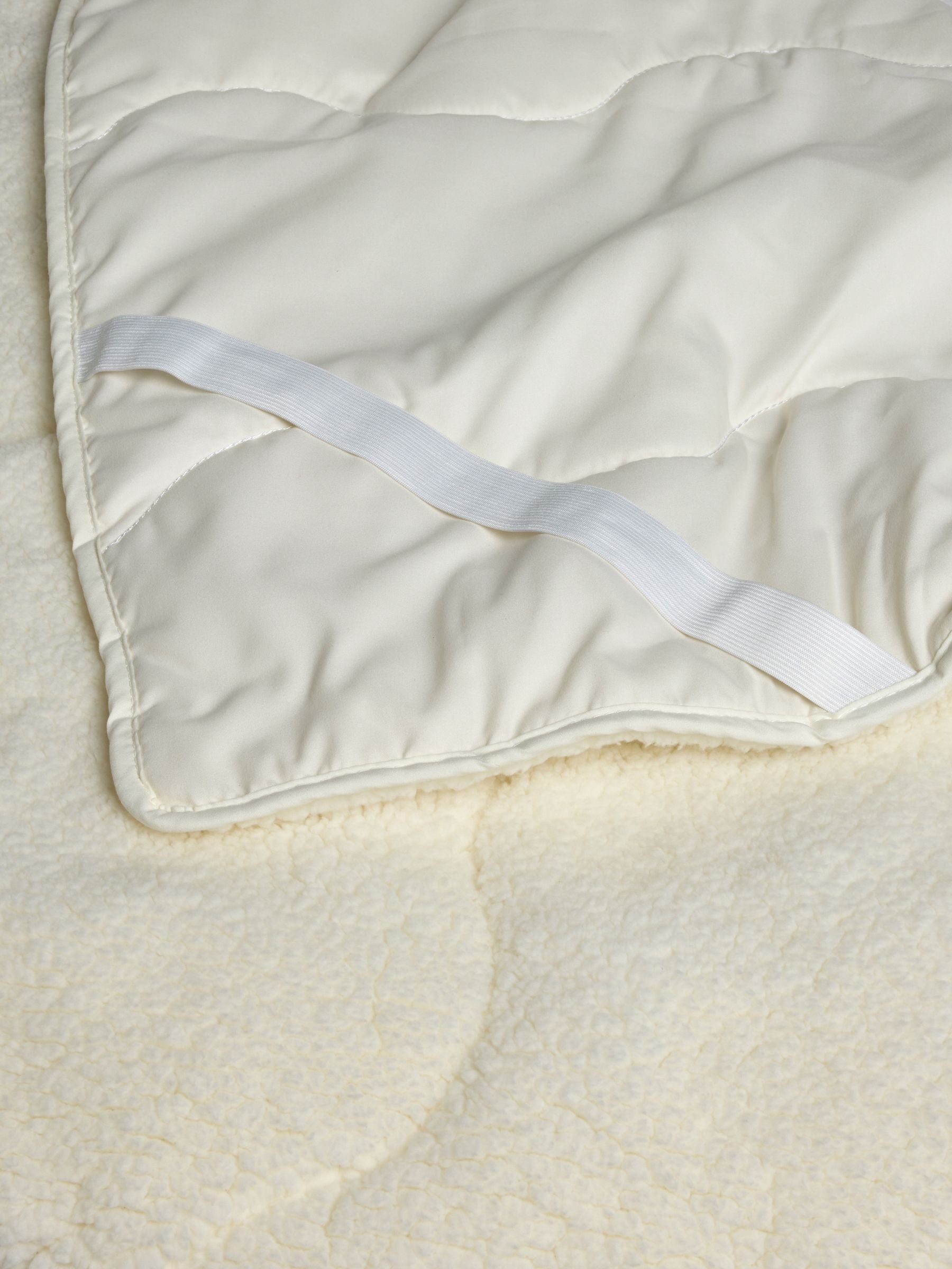 Cosy Fleece Reversible Mattress Protector - British product