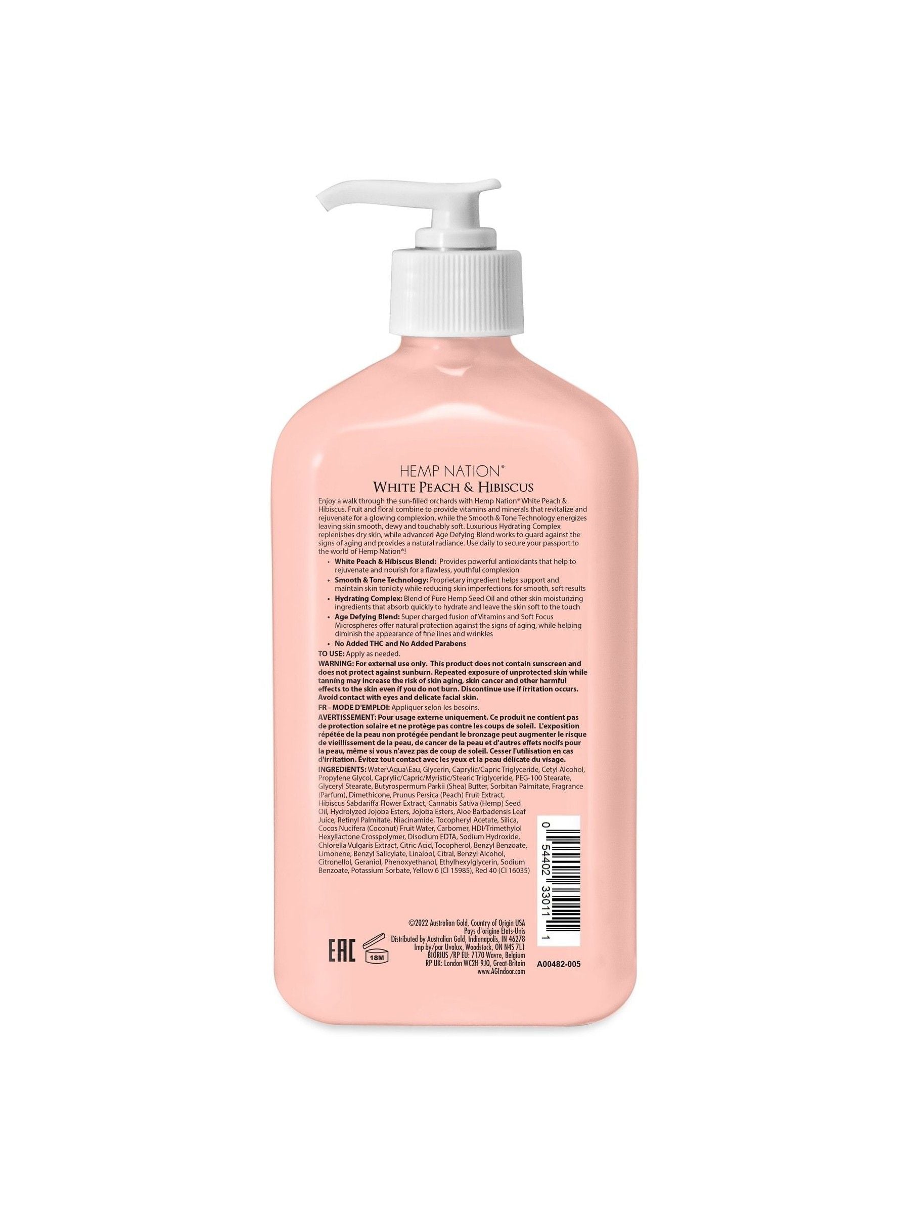 Australian Gold Peach & Hibiscus Tan Extender Lotion - British product